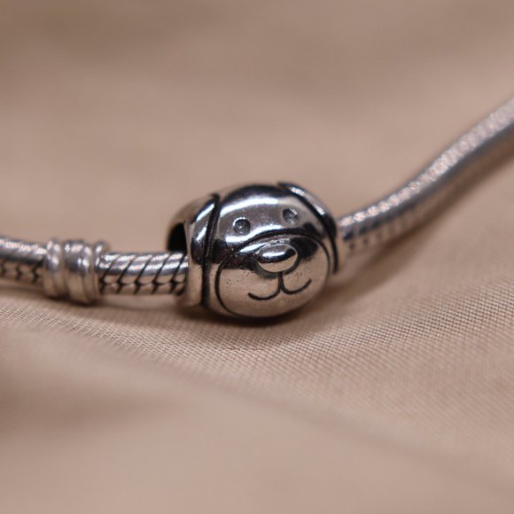 Puppy Dog Pet Bracelet Charm - S925 Sterling Silver Fits Pandora - Picture 3 of 5
